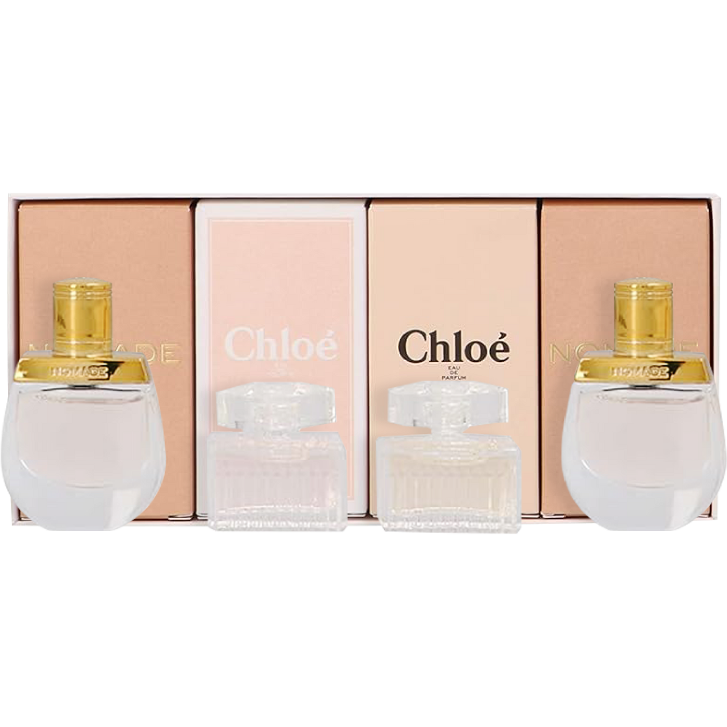 Chloe Mini Set EDT / EDP 4 x 5ml (Nomade EDT + Chloe Rose Tangerine EDT + Chloe EDP + Nomade EDP)