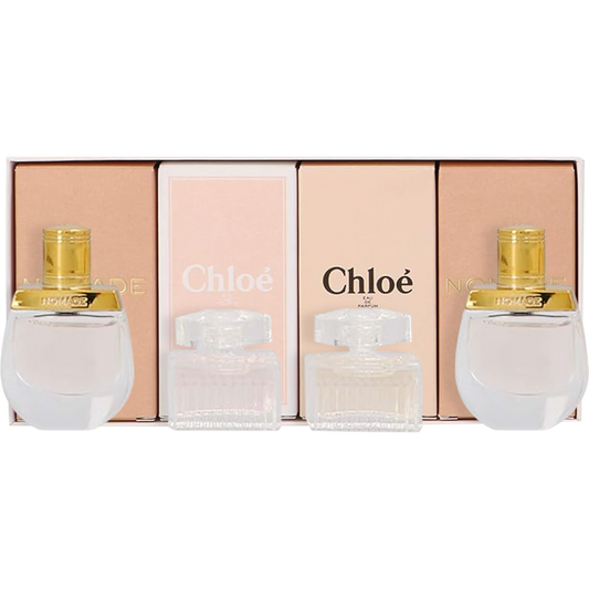 Chloe Mini Set EDT / EDP 4 x 5ml (Nomade EDT + Chloe Rose Tangerine EDT + Chloe EDP + Nomade EDP)