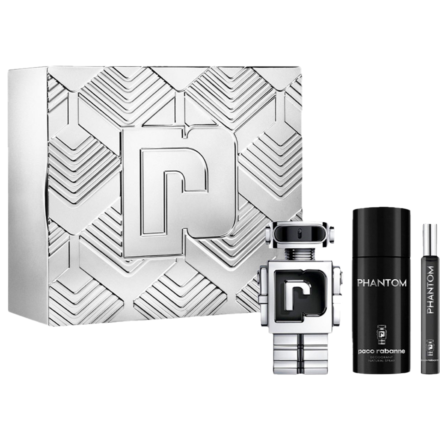 Paco Rabanne Phantom Set EDT EDT 100ML + DEODORANT 150ML + EDT 10ML (M)