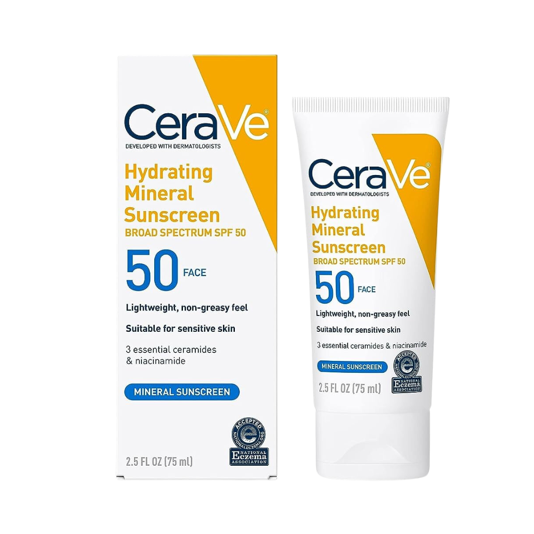 CeraVe 100% Mineral Sunscreen SPF 50