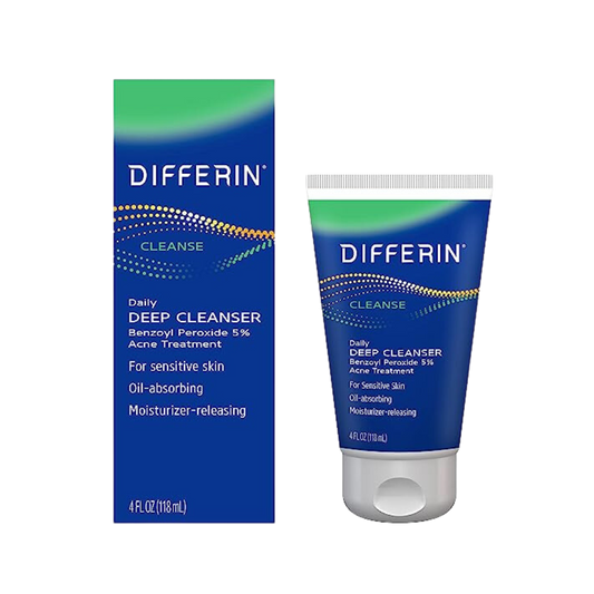 Differin Acne Face Wash with 5% Benzoyl Peroxide - 118ml