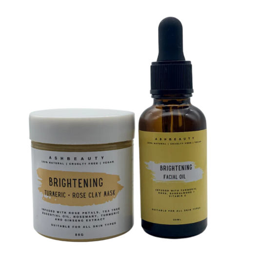 Brightening Clay Mask & Facial Oil Duo Bundle