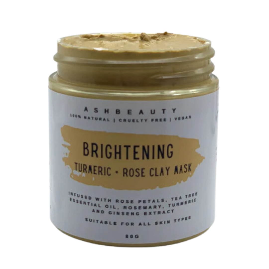 Turmeric & Rose Skin Brightening Clay Mask