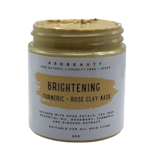 Turmeric & Rose Skin Brightening Clay Mask